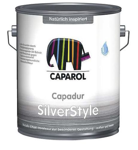 Vernice di protezione - CAPADUR SILVERSTYLE - Caparol - per legno / argentata / a bassa emissione di COV