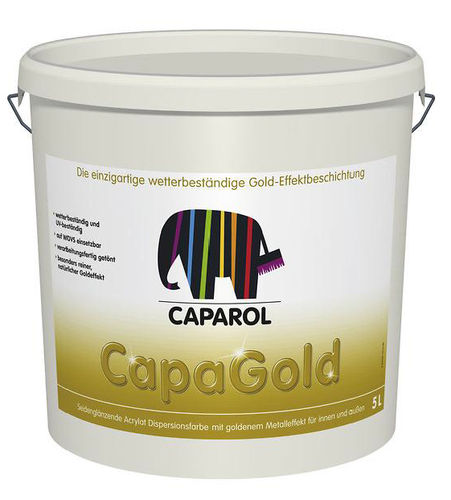 Pittura aspetto metallico - CAPADECOR CAPAGOLD - Caparol - decorativa / isolante / di finitura