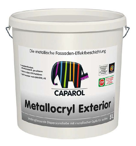 Pittura decorativa - CAPADECOR METALLOCRYL - Caparol - isolante / da esterno / per muro