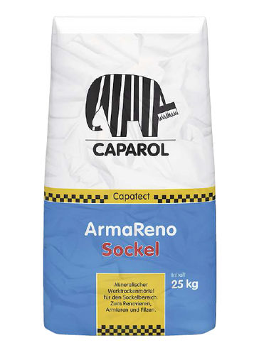 Malta di protezione - CAPATECT-ARMARENO SOCKEL - Caparol - per calcestruzzo / minerale / per cemento