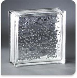 Mattone di vetro quadrato - SEASCAPES® - Pittsburgh Corning - strutturato / a motivi tridimensionali