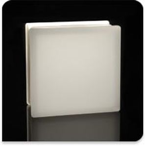 Mattone di vetro quadrato - PREMIERE : OPAL PLAIN - Pittsburgh Corning - liscio / isolante