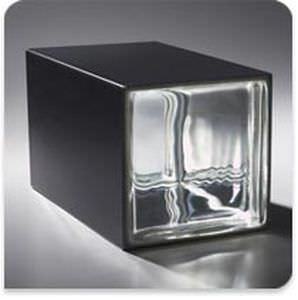 Mattone di vetro quadrato - WALL TUBES - VISTABRIK® - Pittsburgh Corning - a rilievo / a elevata trasmissione luminosa