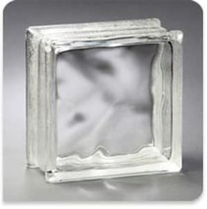 Mattone di vetro quadrato - THICKSET® 60 DECORA® - Pittsburgh Corning - strutturato / ignifugo