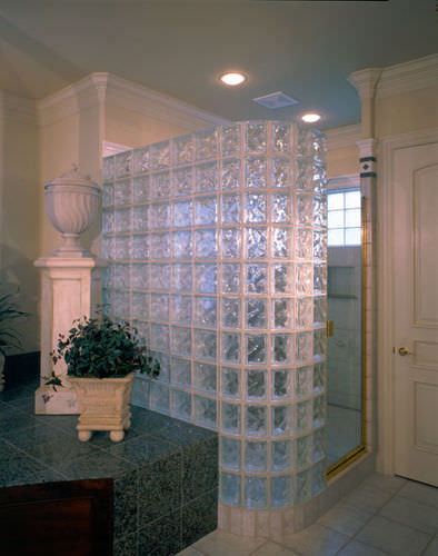 Mattone di vetro quadrato - ARQUE® : DECORA® & ICESCAPES® - Pittsburgh Corning - liscio
