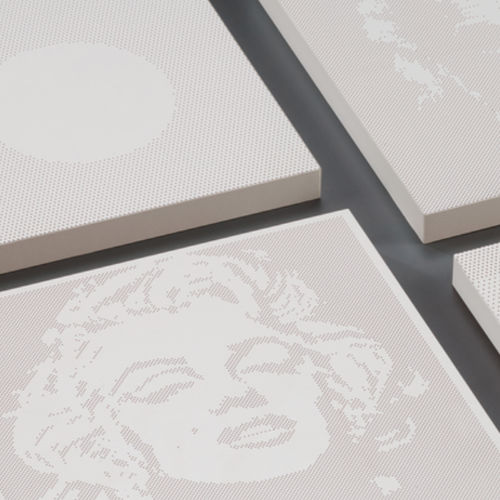 Pannello acustico per muro - MICRO GRAPHIC - TOPAKUSTIK AG - per soffitto / in legno / rettangolare
