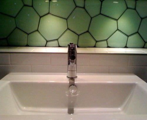 Mosaico in vetro - 3D WATERCUBE : WATCU-BD - EVERSTONE - 3D / da interno / da bagno