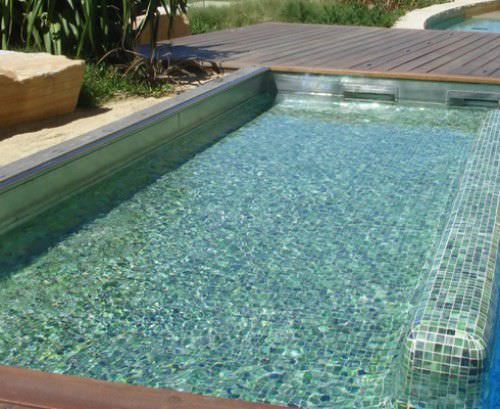 Mosaico in vetro - OPAL - EVERSTONE - levigato / da esterno / per piscina