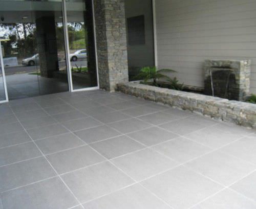 Piastrella in gres porcellanato - DURASTONE STEEL GREY - EVERSTONE - a rilievo / da interno / da pavimento