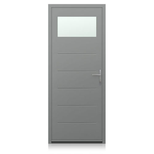 Porta d'ingresso - KL-PS 13 - K-Line - in alluminio / in acciaio / battente