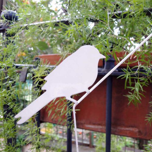 Scultura in acciaio - BOBBY BIRD - Logical Space design - in corten / da esterno / da giardino