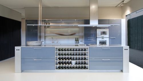 Cucina contemporanea - 2|20 - ABK InnoVent - in acciaio inossidabile / in laminato / con isola