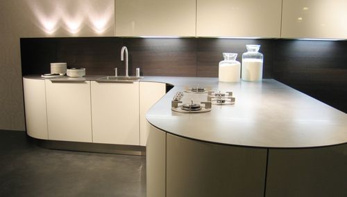 Piano di lavoro in acciaio inossidabile - 4MM - ABK InnoVent - da cucina / con bordi quadrati