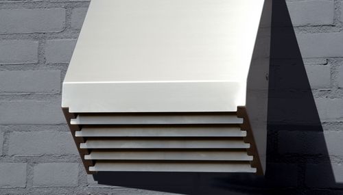 Griglia di ventilazione in metallo - GABK146AHR - ABK InnoVent - rettangolare / per esterni / per uso residenziale