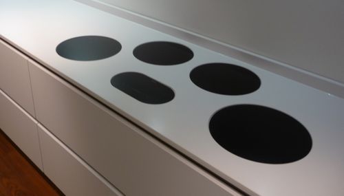 Piano cottura a induzione - ICI0401 - ABK InnoVent - 4 fuochi / da incasso / con comandi tattili