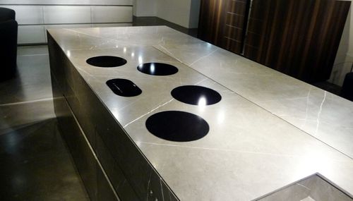 Piano cottura a induzione - 4MM RVS - ABK InnoVent - 4 fuochi / da incasso / con comandi tattili