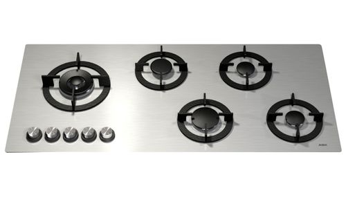 Piano cottura a gas - KPGM : KPGM0513 - ABK InnoVent - 5 fuochi / da incasso / con manopole