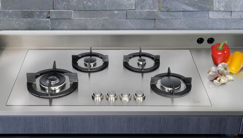 Piano cottura a gas - KPGM : KPGM0411 - ABK InnoVent - 4 fuochi / da incasso / con manopole