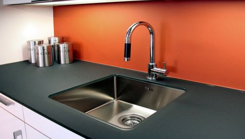 Lavello a 1 vasca - BINGARA: BIN40 - ABK InnoVent - senza gocciolatoio / in acciaio inossidabile / da incasso