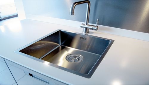 Lavello a 1 vasca - BINGARA: BAR40VI - ABK InnoVent - senza gocciolatoio / in acciaio inossidabile / da incasso