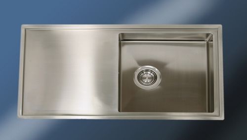 Lavello a 1 vasca - C1BIN02 - ABK InnoVent - con gocciolatoio / in acciaio inossidabile / da incasso