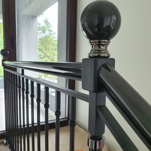 Ringhiera in fibra di carbonio - GRANDE FORGE - a sbarre / da interno / per scala