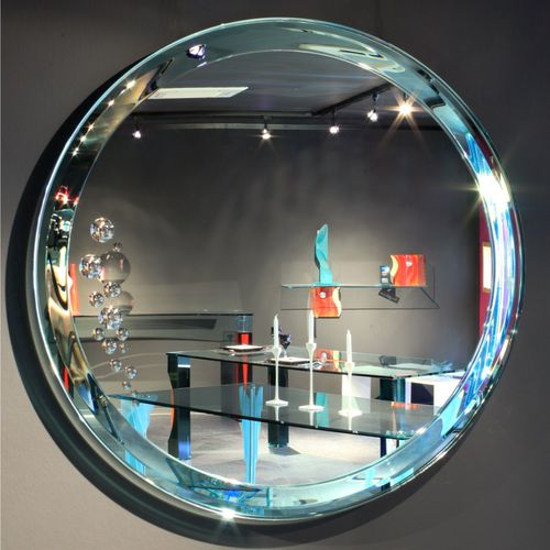 Specchio a muro - HUBLOT - MIROITERIE PETITJEAN - contemporaneo / rotondo