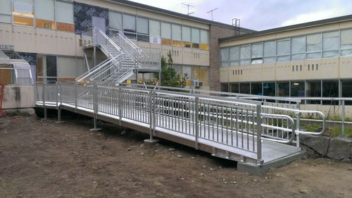 Rampa d'accesso in alluminio - ADA  - Upside Innovations - per disabili