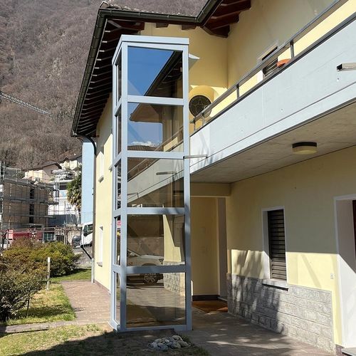 Ascensore elettrico - DomoFlex Outdoor - LiftingItalia - AreaLift - ad uso residenziale / per il settore terziario / panoramico