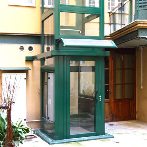 Ascensore idraulico - InDomo outdoor - LiftingItalia - AreaLift - ad uso residenziale / per il settore terziario / per edificio alto