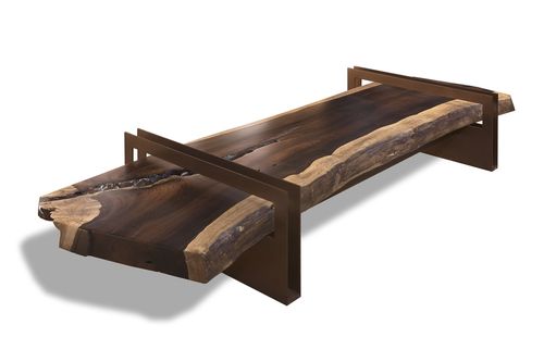 Tavolino basso contemporaneo - JACARANDA - Rotsen Furniture - in legno / rettangolare / in materiale di recupero