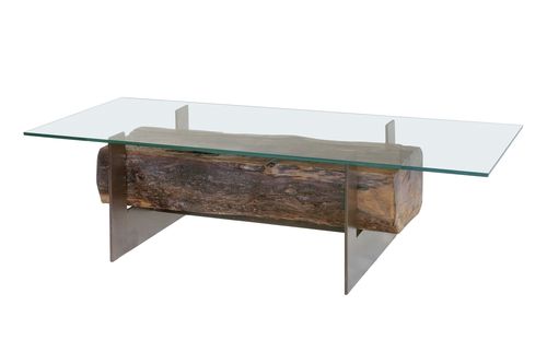 Tavolino basso contemporaneo - OITIS - Rotsen Furniture - in legno / rettangolare / in materiale di recupero
