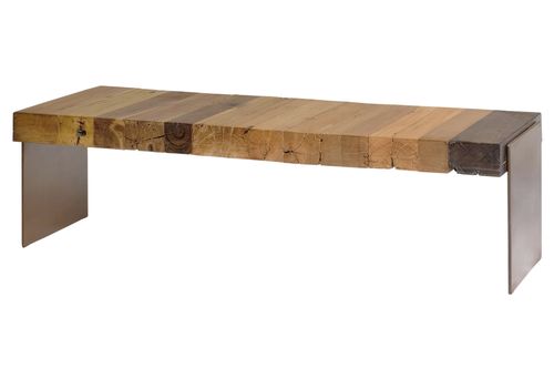 Panca contemporanea - RETALHO - Rotsen Furniture - in legno / in materiale di recupero