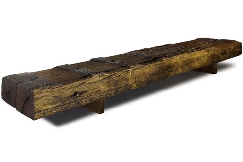 Panca classica - BRIDGE - Rotsen Furniture - in legno / in materiale di recupero