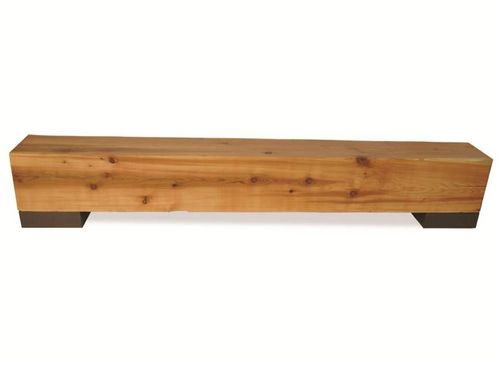 Panca contemporanea - PINUS LOG - Rotsen Furniture - in legno / in materiale di recupero