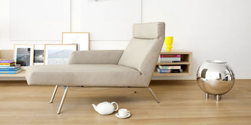 Dormeuse contemporanea - LAURENT - Machalke - in pelle