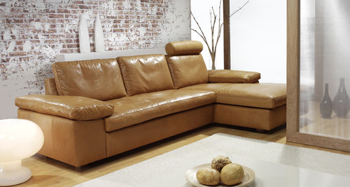 Divano d'angolo - CARRERA - Machalke - letto / contemporaneo / in pelle