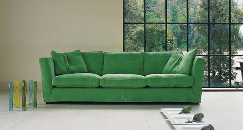 Divano contemporaneo - HYDE PARK - Machalke - in tessuto / verde / 3 posti