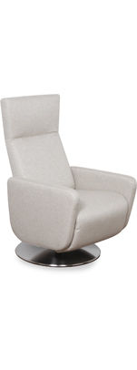 Poltrona contemporanea - RELAX - Machalke - in tessuto / reclinabile / con base centrale