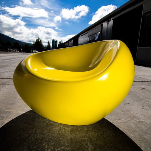 Poltrona urbana design organico - HAPPY - BELLITALIA - in pietra ricostituita / in pietra ricostituita / di progettazione ecologica