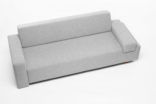 Divano contemporaneo - UPSIDE DOWN COUCH  - De Vorm - in tessuto / grigio / 2 posti