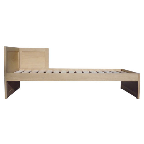 Letto singolo - ETERNITY - Nonjetable - contemporaneo / con testiera / con base contenitore