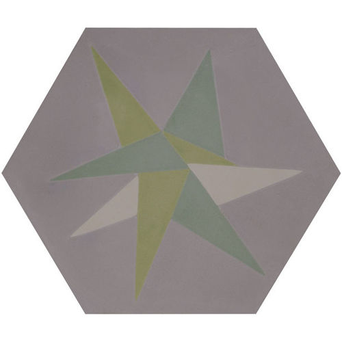 Piastrella in cemento encausto in cemento - FREE HEX - Granada Tile - da interno / da esterno / da pavimento
