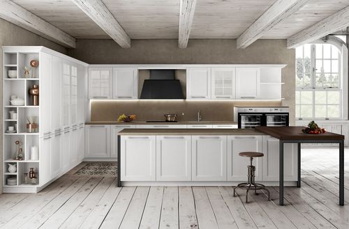 Cucina classica - TALÌA_02 - MITON - in legno / con isola / con impugnature