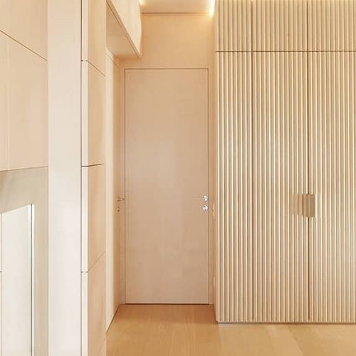 Porta da interno - Sycomoro - Grupo GUBIA - in legno / battente / contemporanea