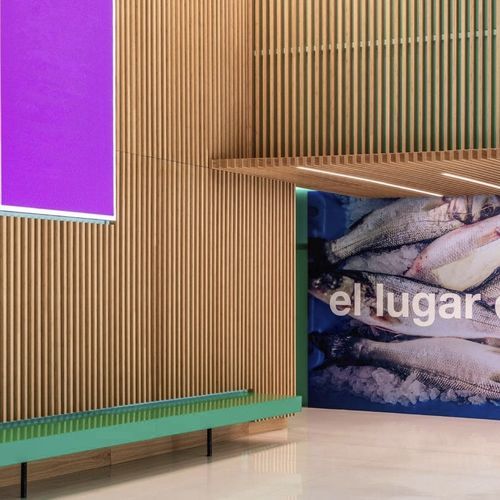 Panca contemporanea - Grupo GUBIA - in legno / in metallo / senza schienale