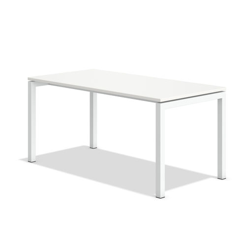 Tavolo da riunione contemporaneo - BOXTER - Casala - in legno / con base in melamina / rettangolare
