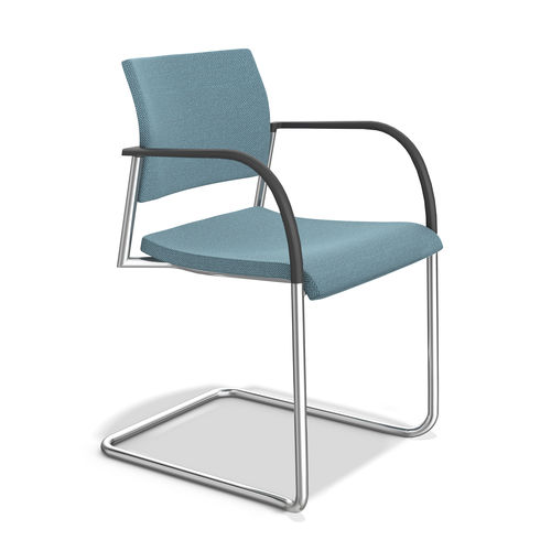 Sedia visitatore contemporanea - COOPER II - Casala - da interno / in polipropilene / in tessuto