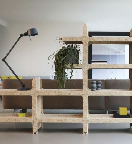 Sistema di scaffali autoportante - KWART - Casala - contemporaneo / in legno laccato / professionale