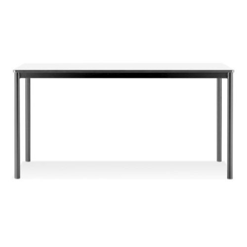 Tavolo contemporaneo - ZETA - Casala - in legno / con supporto in metallo cromato / rettangolare